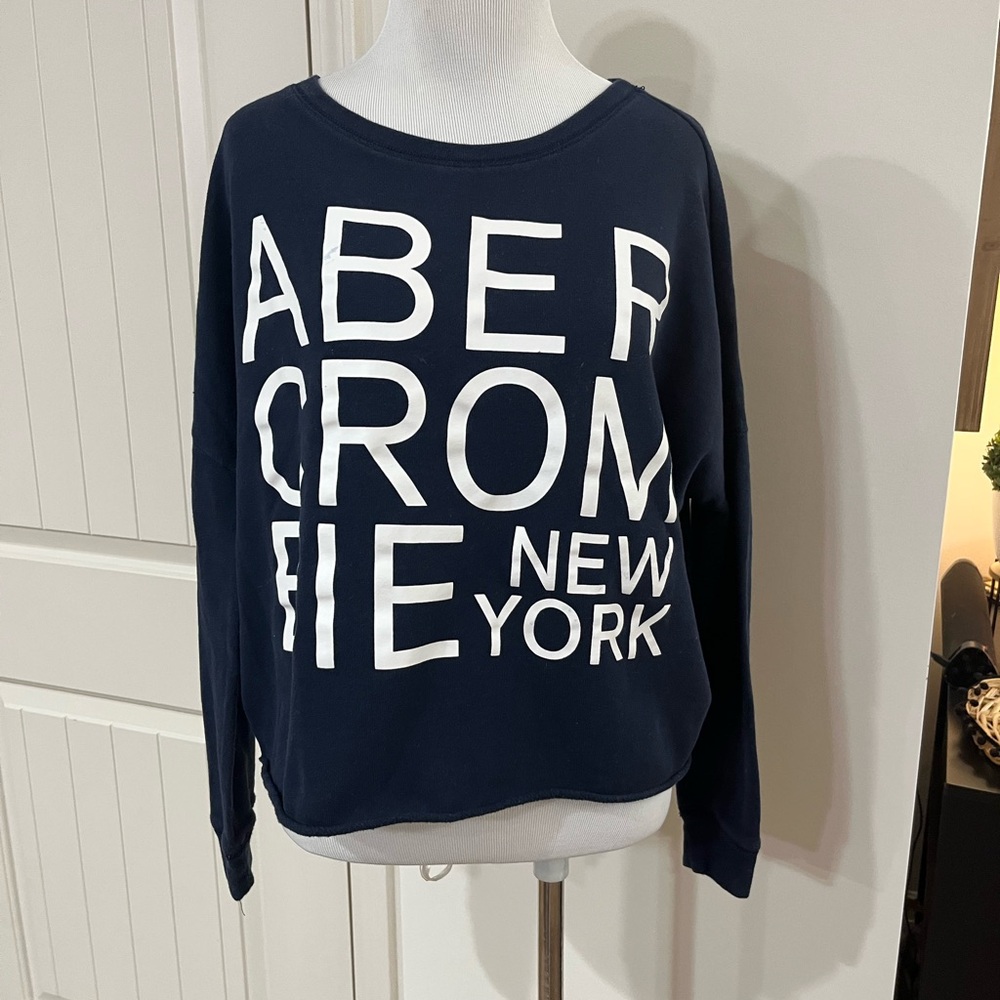 Abercrombie Navy Blue Sweatshirt